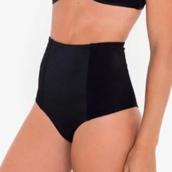 AMERICAN APPAREL HIGH WAIST SWIM BOTTOMS - Picture 3 of 11